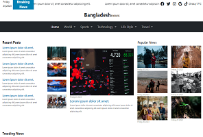 Bangladeshnews - Newspaper Website Template